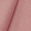 ύφασμα 100% βαμβακερό ροζ αστεράκια με το μέτρο