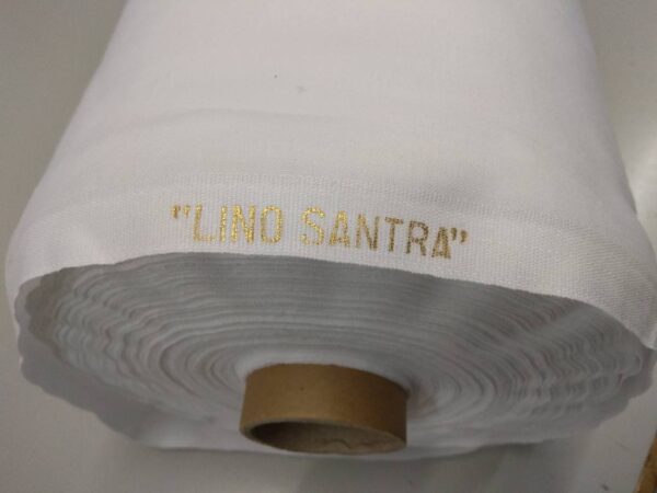 Λινό SANTRA με το μέτρο λευκό φ 1.80μ