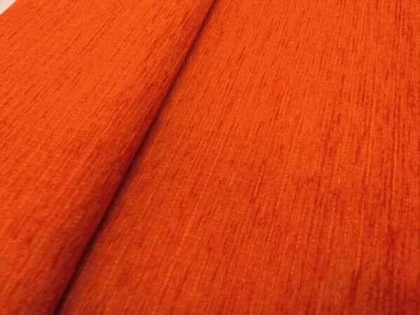 ριχταρια ετοιμα μετρο σενιλ μονοχρωμα πορτοκαλι