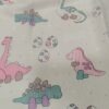 κουρτίνα γάζα παιδική μέτρο έτοιμη δεινοσαυράκια jurasic ροζ δεινόσαυροι 6